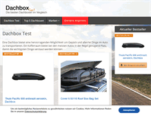 Tablet Screenshot of dachbox-test.net